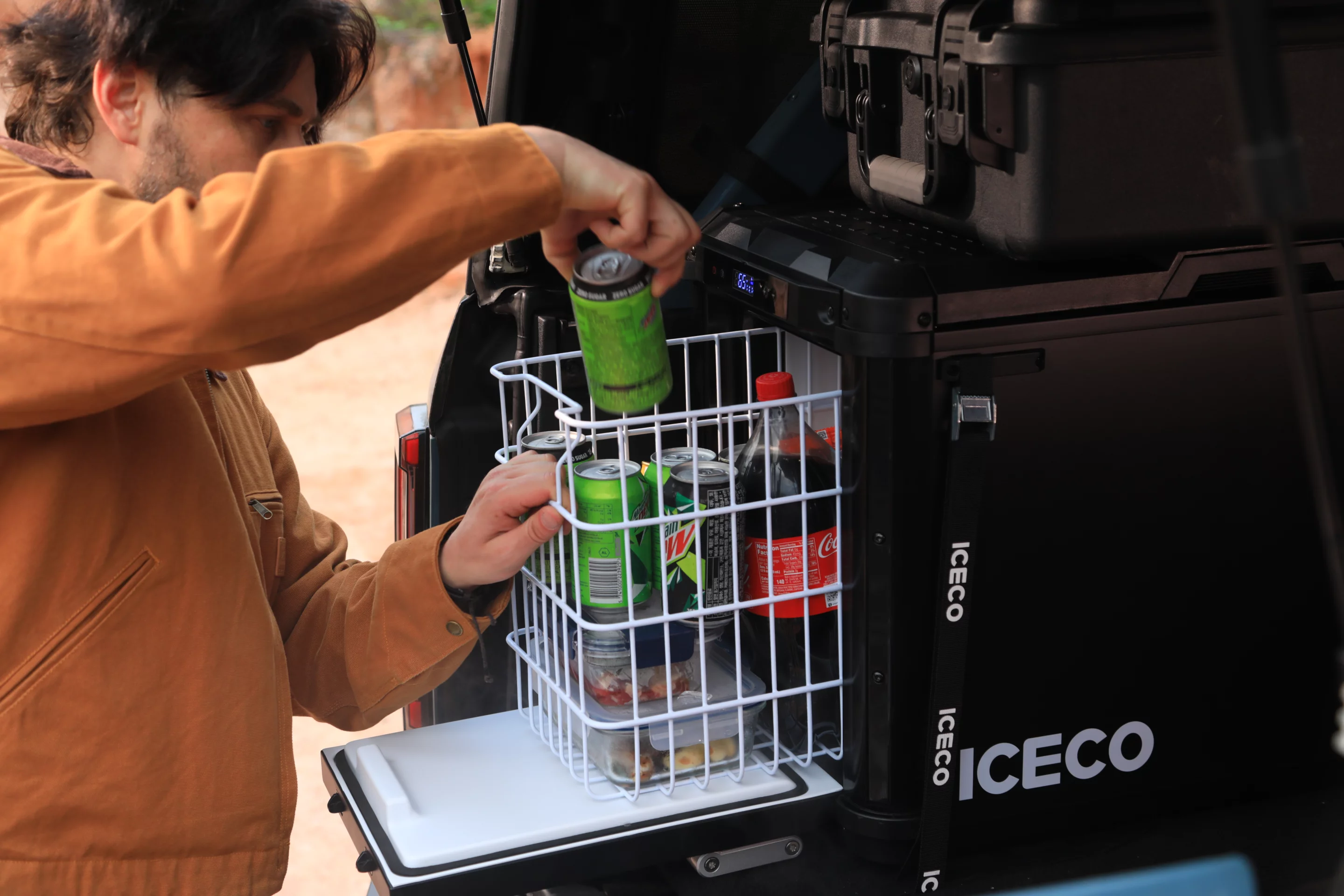 Whether you're loading groceries from the market or grabbing a drink during the trip, the Iceco VL45 Plus makes it much easier and faster