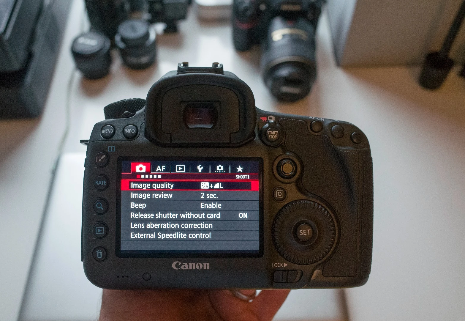 Tinkerers and control-freaks are well catered-for with the Canon 5Ds