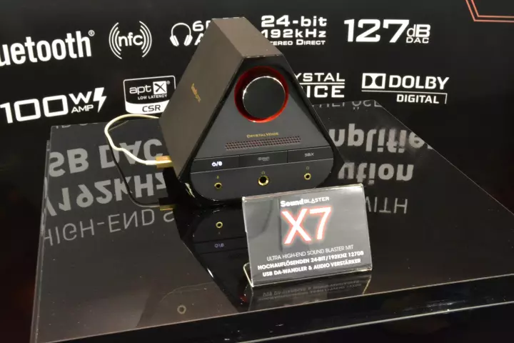 The Sound Blaster X7 made its debut at IFA 2014 in Berlin (Photo: Paul Ridden/Gizmag)