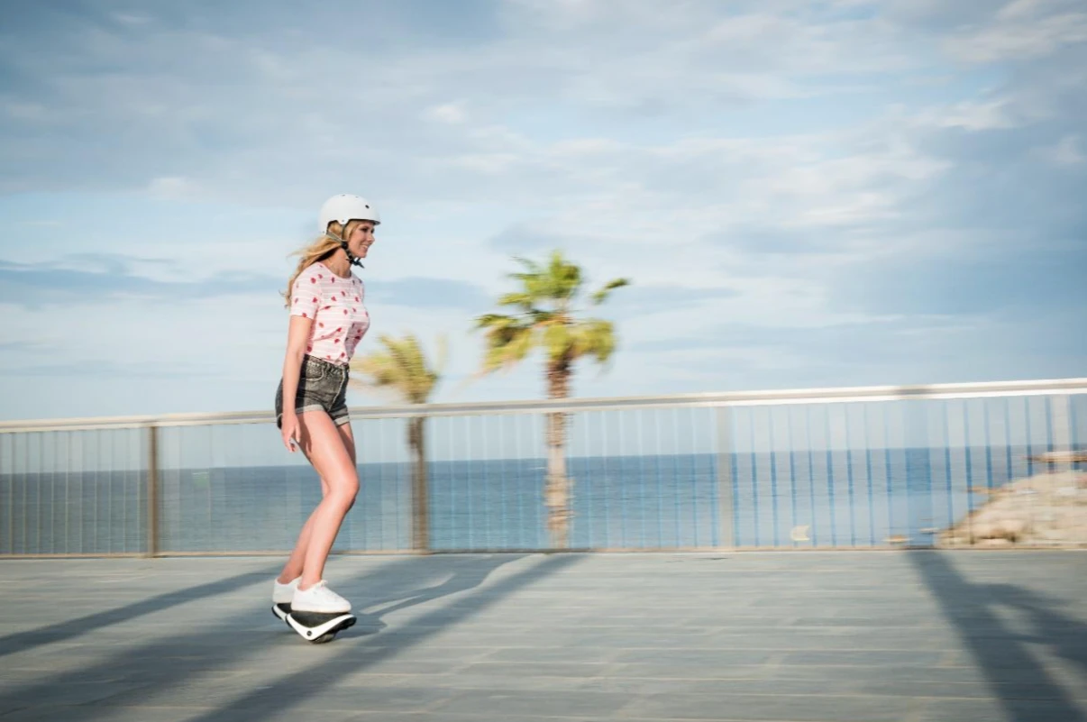 At least your feet are not strapped onto the skates, so jumping off is always an option