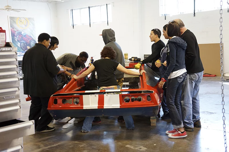 The Lotus is stripped and modified