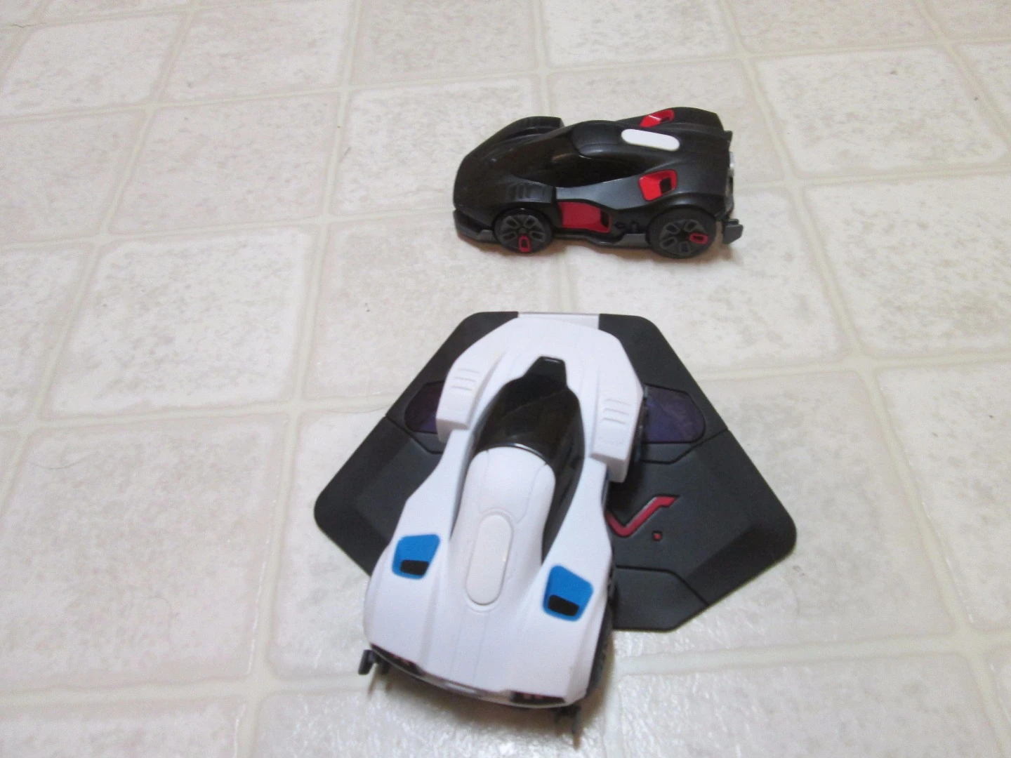 The REV cars and ramp can sense each other and determine their position