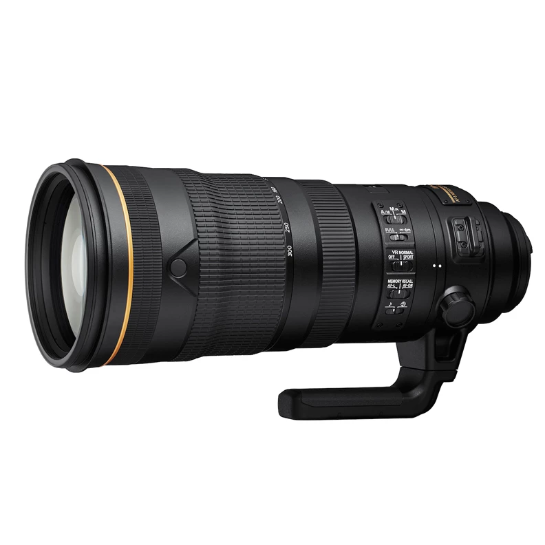 The new AF-S NIKKOR 120-300mm f/2.8E FL ED SR VR lens that Nikon is also working on
