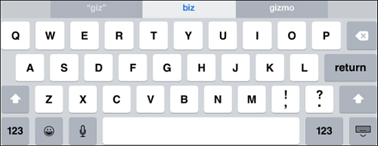 Predictive text is now available in iOS 8