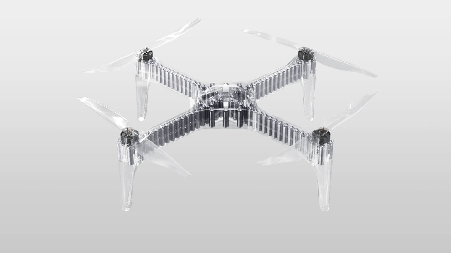 The US-1 drone can fly for up 120 minutes per charge without carrying a payload, which reduces to a still significant 78 minutes with a 1.3 kg payload