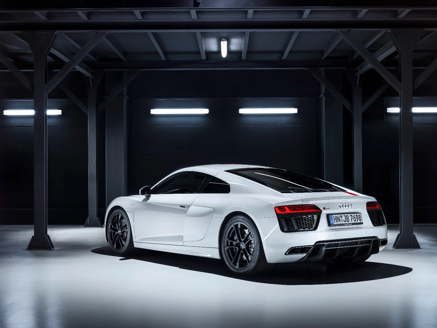 The Audi R8 V10 RWS was launched at the Frankfurt Auto Show