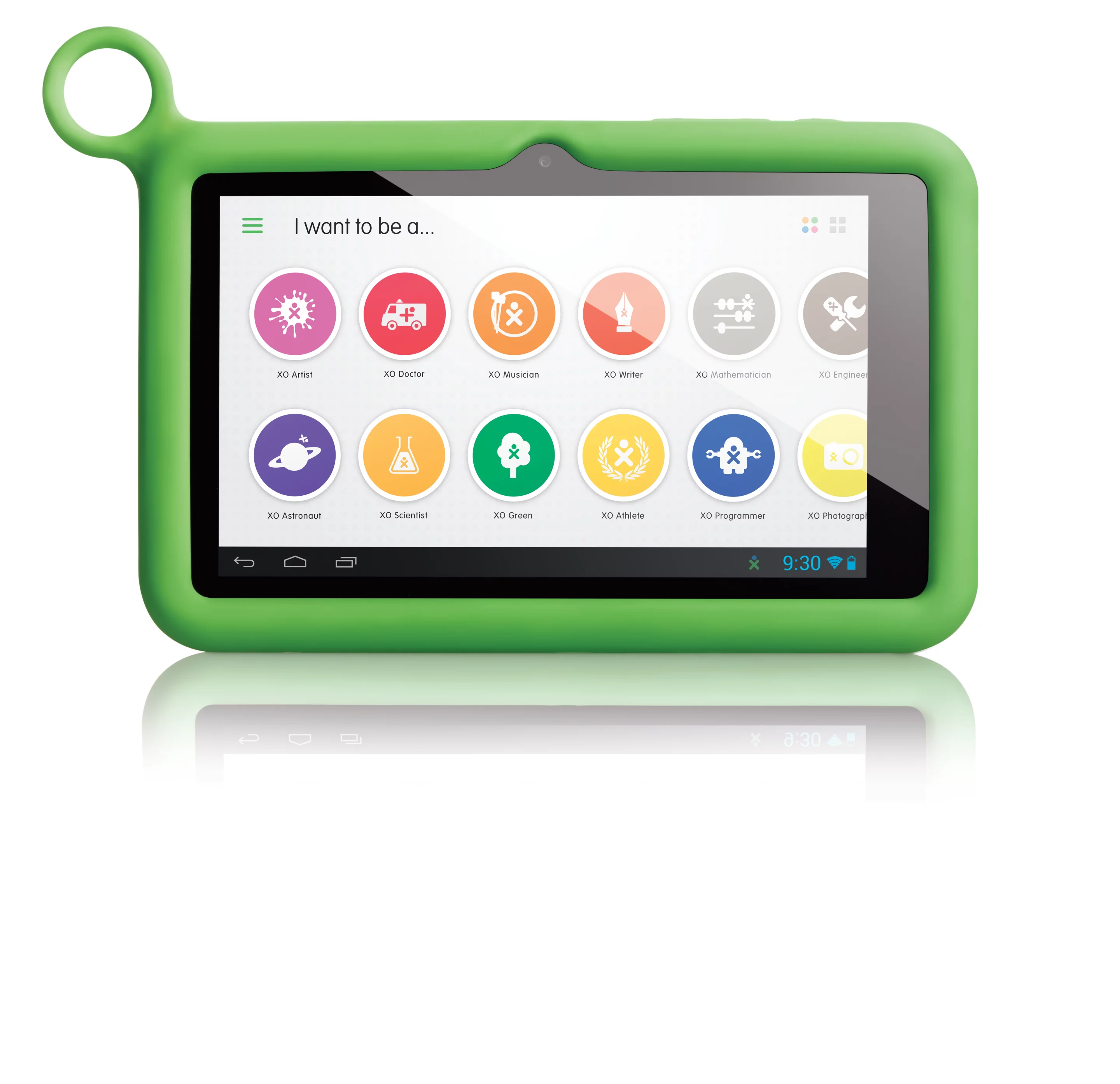 The XO Tablet runs Android Jelly Bean topped by a unique Dream interface