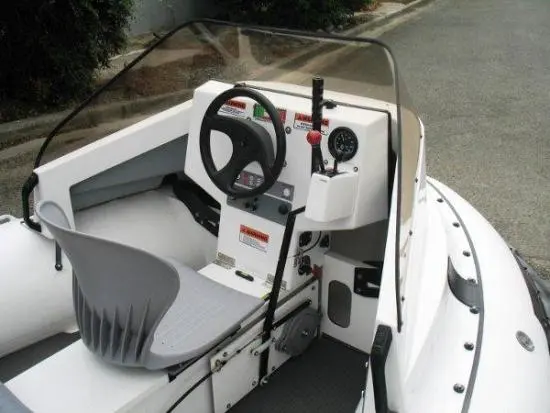The AirRider hovercraft's controls