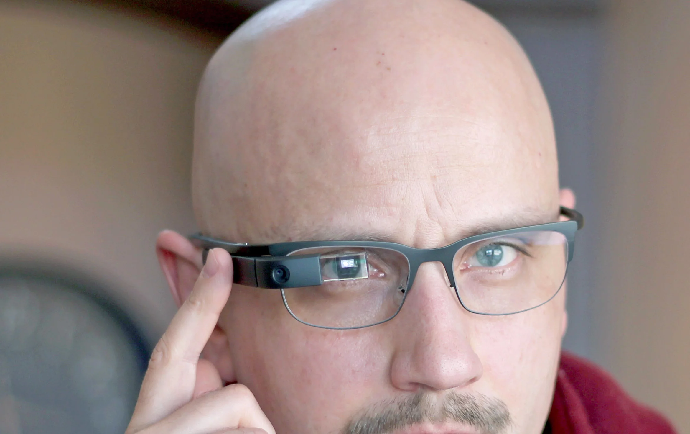 Google Glass, which still hasn't had a consumer release (or any recent buzz) (Photo: Will Shanklin/Gizmag.com)