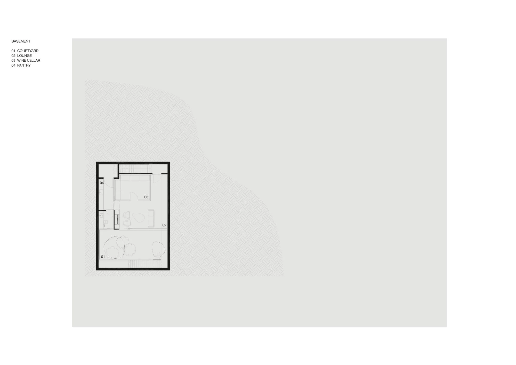 Architectural drawing of The Wall House (Image: FARM)