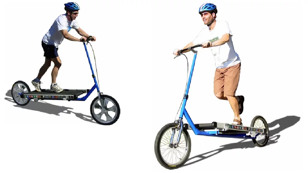The Treadmill Bike ... for people who like the feel of a belt beneath their feet