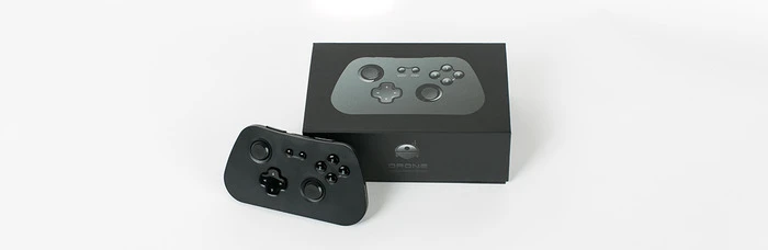 The Drone controller and its final retail packaging