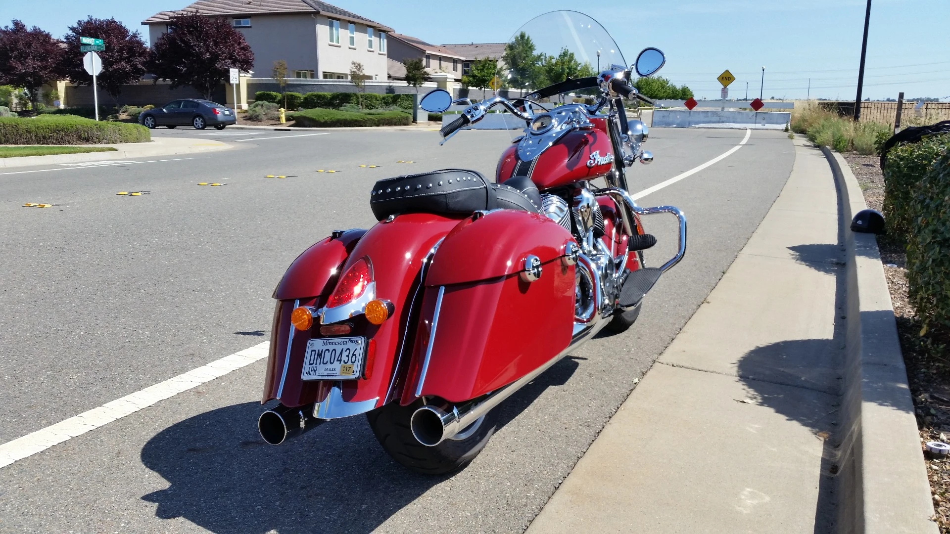 The Indian Springfield feels at home on any street