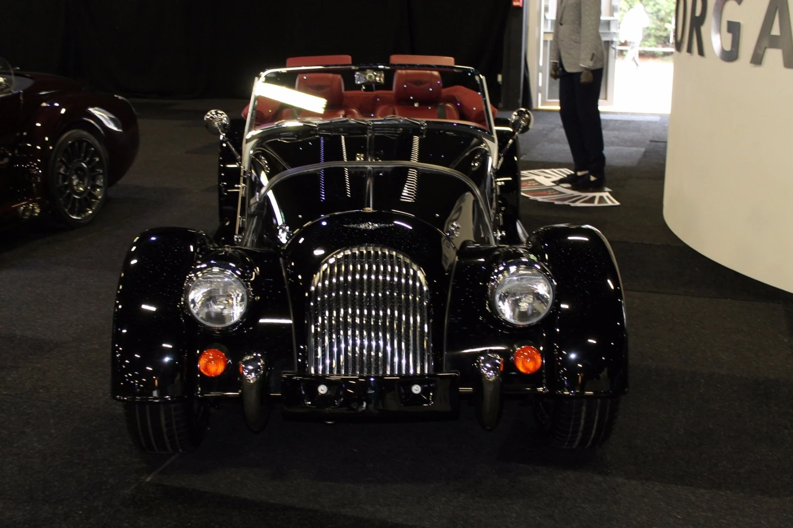 The Morgan Plus 4 is powered by a 2.0-liter Ford engine