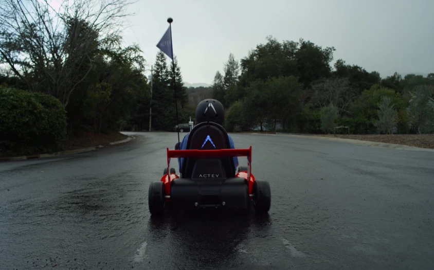 The Arrow Smart-Kart includes a rear brake/drive/reverse light