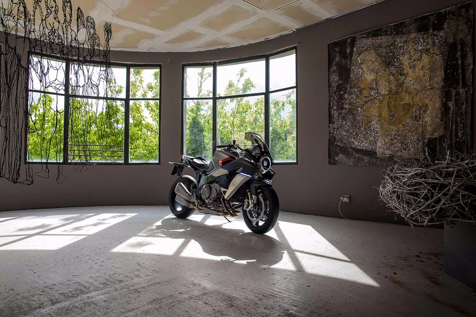 Aldo Drudi sculpted the Burasca as a sports tourer that's as good to watch as it is to ride