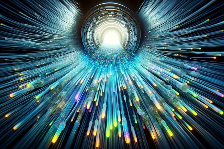 The new technique opens significant extra bandwidth in existing fiber optic cables