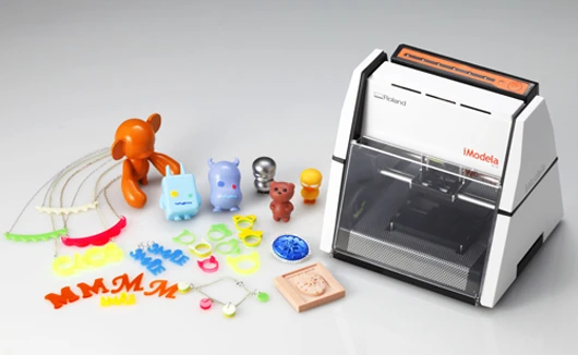 Unlike typical 3D printers, iModela carves rather than builds its models