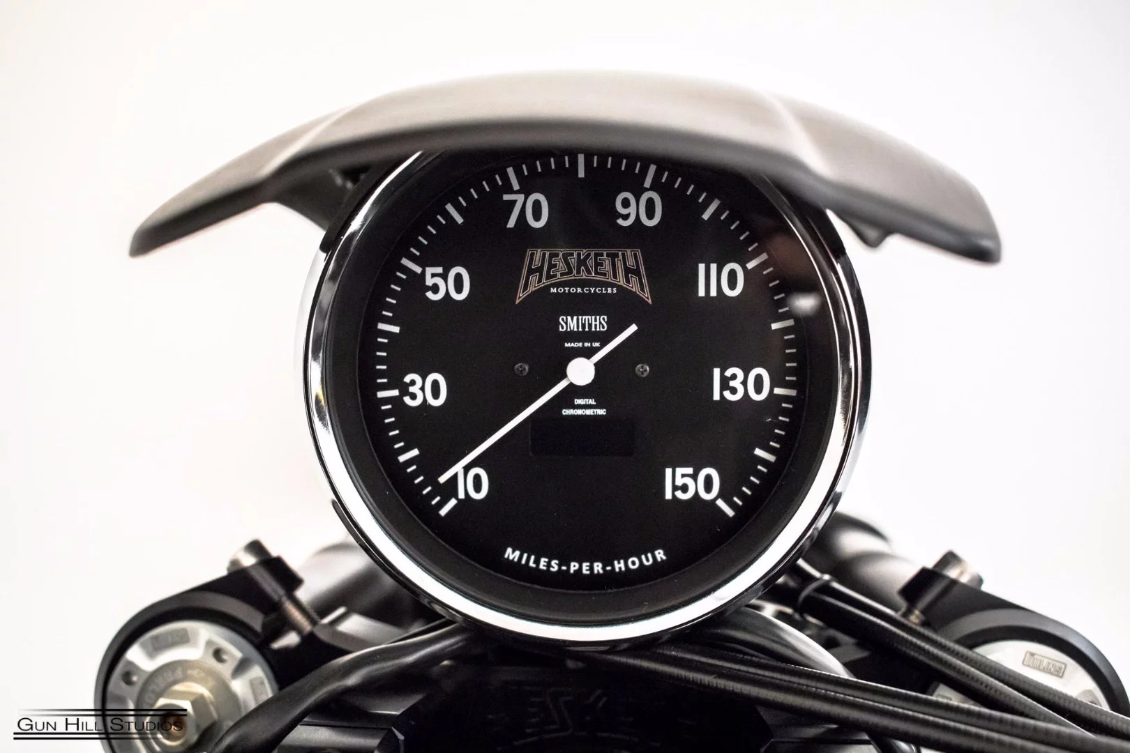 Smiths offered a stylish speedometer for the Hesketh Valiant SC