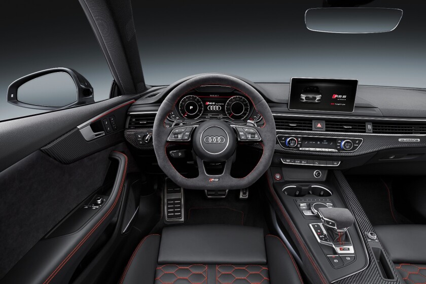 The virtual cockpit in the RS5 debuted in the TT