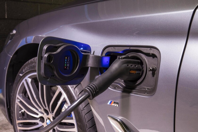 Plugging in makes the 530e a seriously efficient sedan