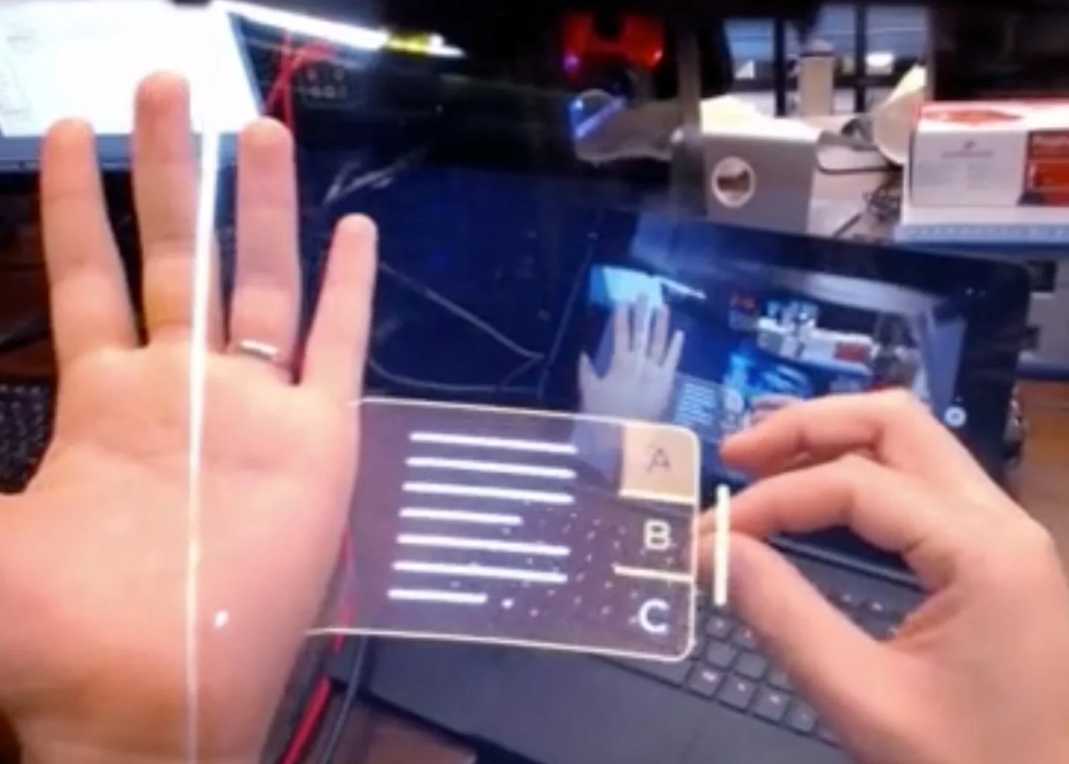 Leap Motion has demoed various ways in which Project North Star can blend the real and the virtual