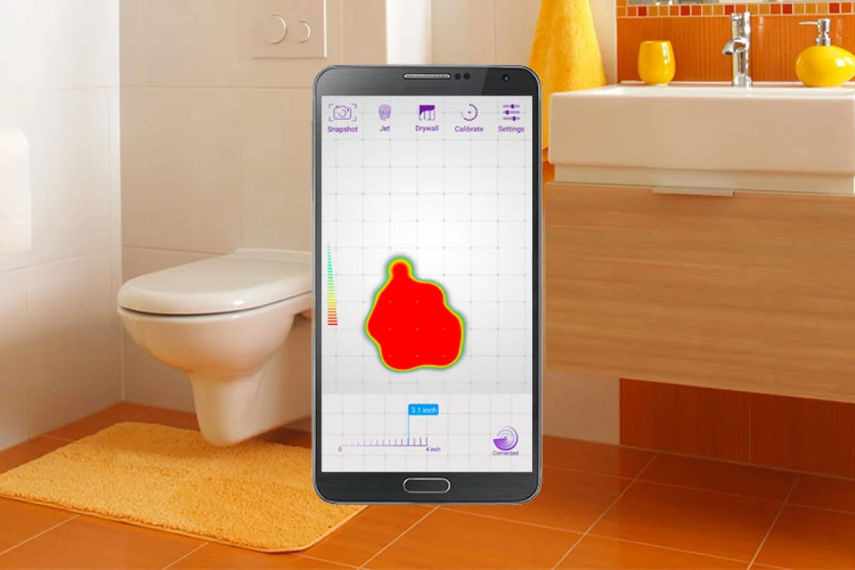 The sensor is able to detect rodents and moving objects behind a wall