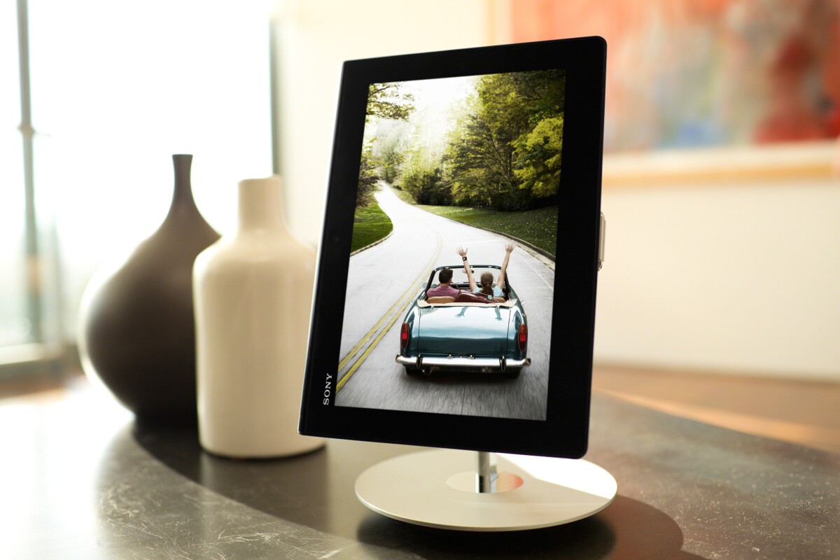 A docking stand for Sony's Xperia Tablet S