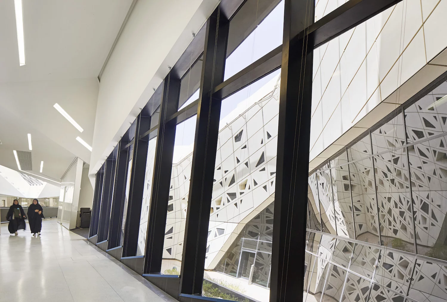 During KAPSARC's construction, waste was diverted from the landfill and 30 percent of the materials used include recycled content