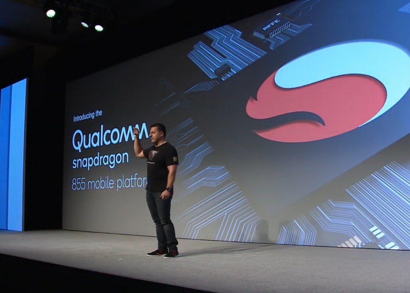 The new Snapdragon 855 system-on-a-chip was announced at the Snapdragon Tech Summit