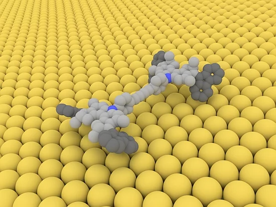 Scientists have created an "electric car" that is only a few nanometers long (Image: Empa)