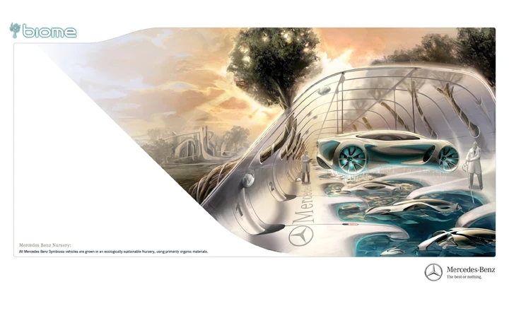 The Mercedes-Benz Biome concept
