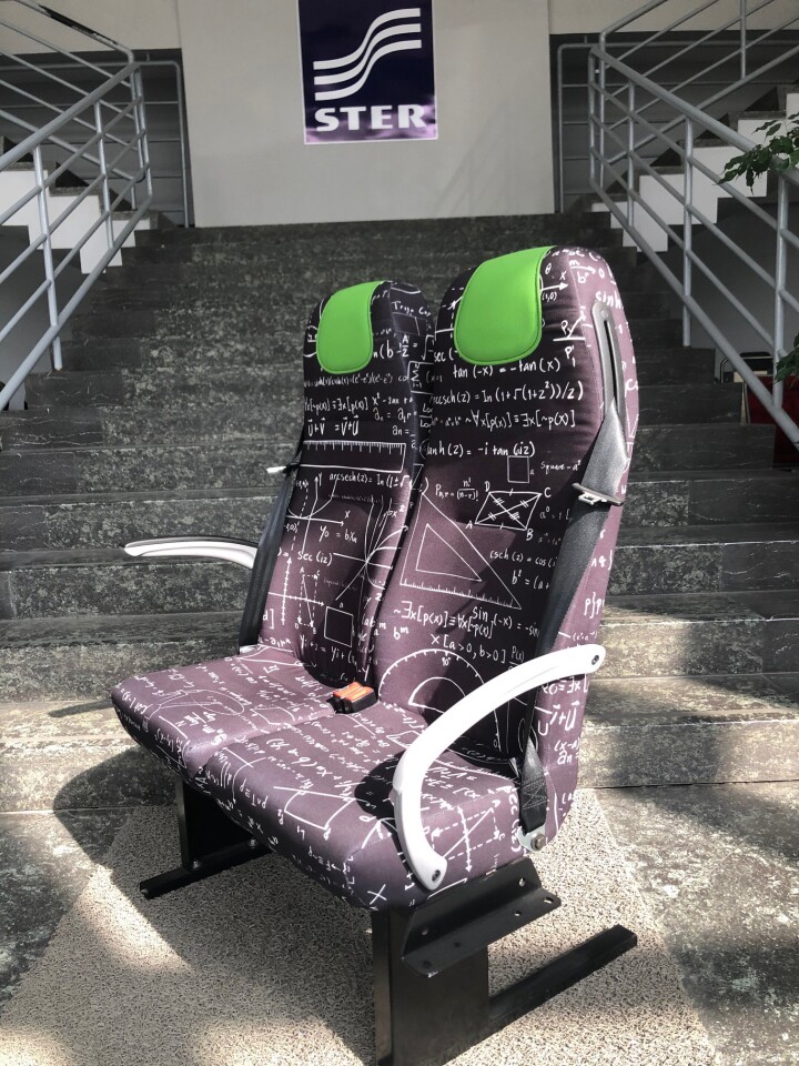 The Torsus Praetorian school bus seats up to 35 children