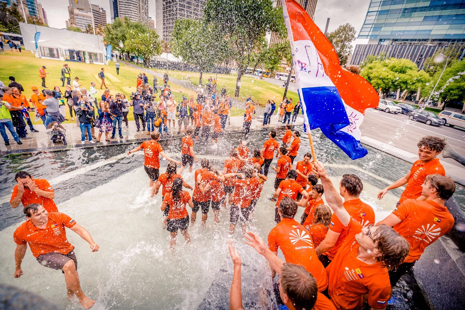 Nine times Holland's Nuon Solar Team have competed in the World Solar Challenge, a solar-powered endurance race across Australia, and it has now claimed the title in all but two of those events