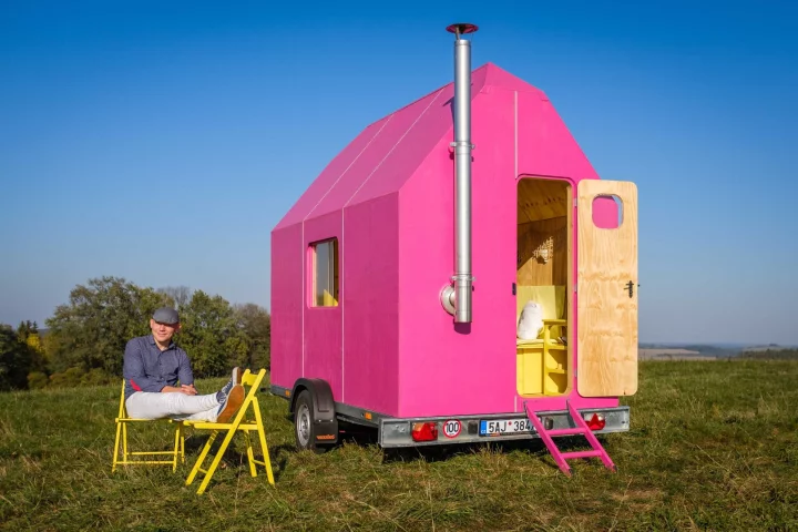 The Magenta is very small, even for a tiny house, measuring just 11.2 ft (3.4 m)-long and 6.2 ft (1.8 m)-wide