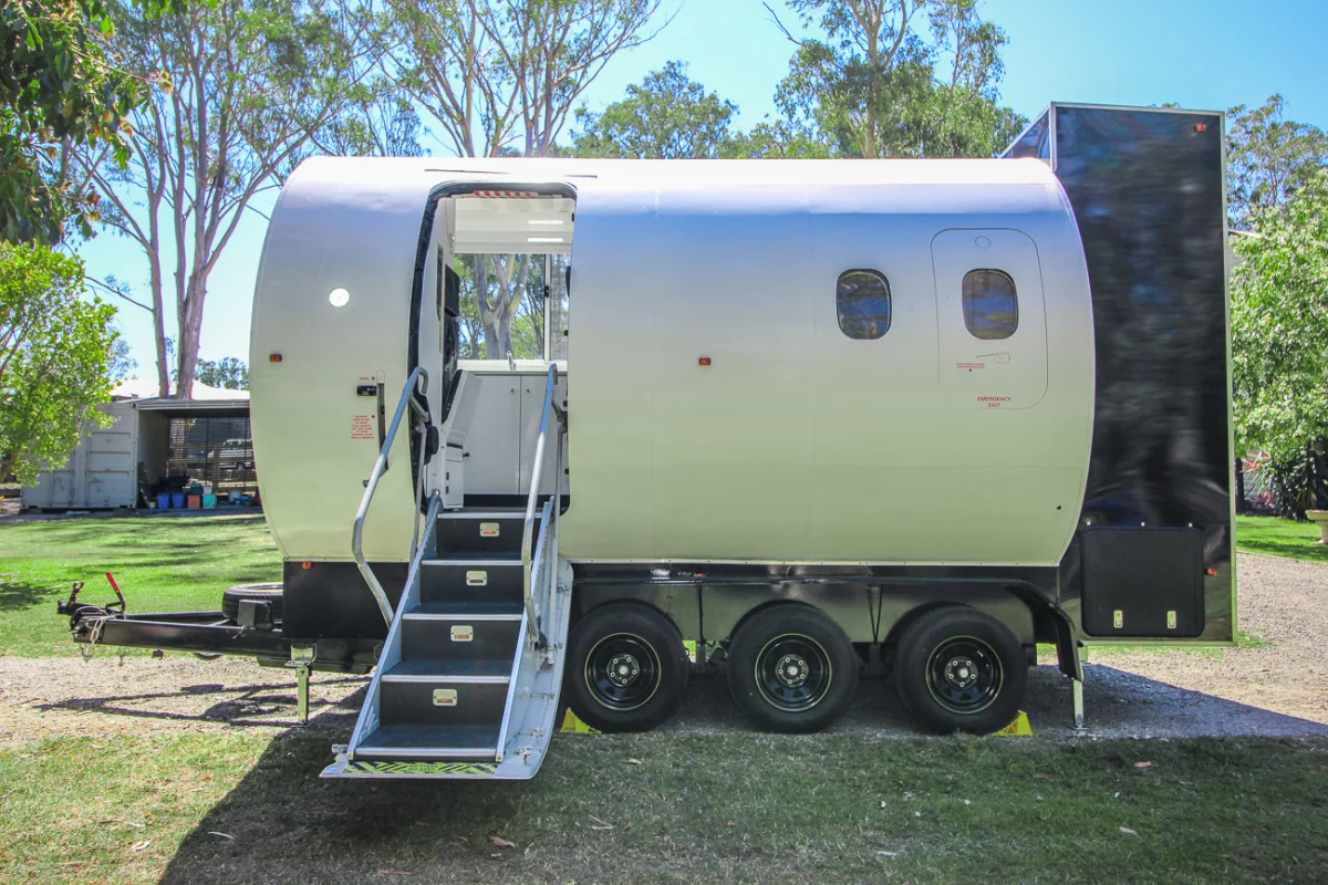 Designer Tiny House Guys calls the Aero Tiny Australia's most unique tiny house – and it has a point