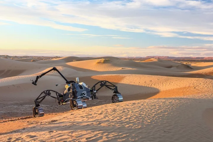 Morocco was used as the test ground for several experimental Mars rovers