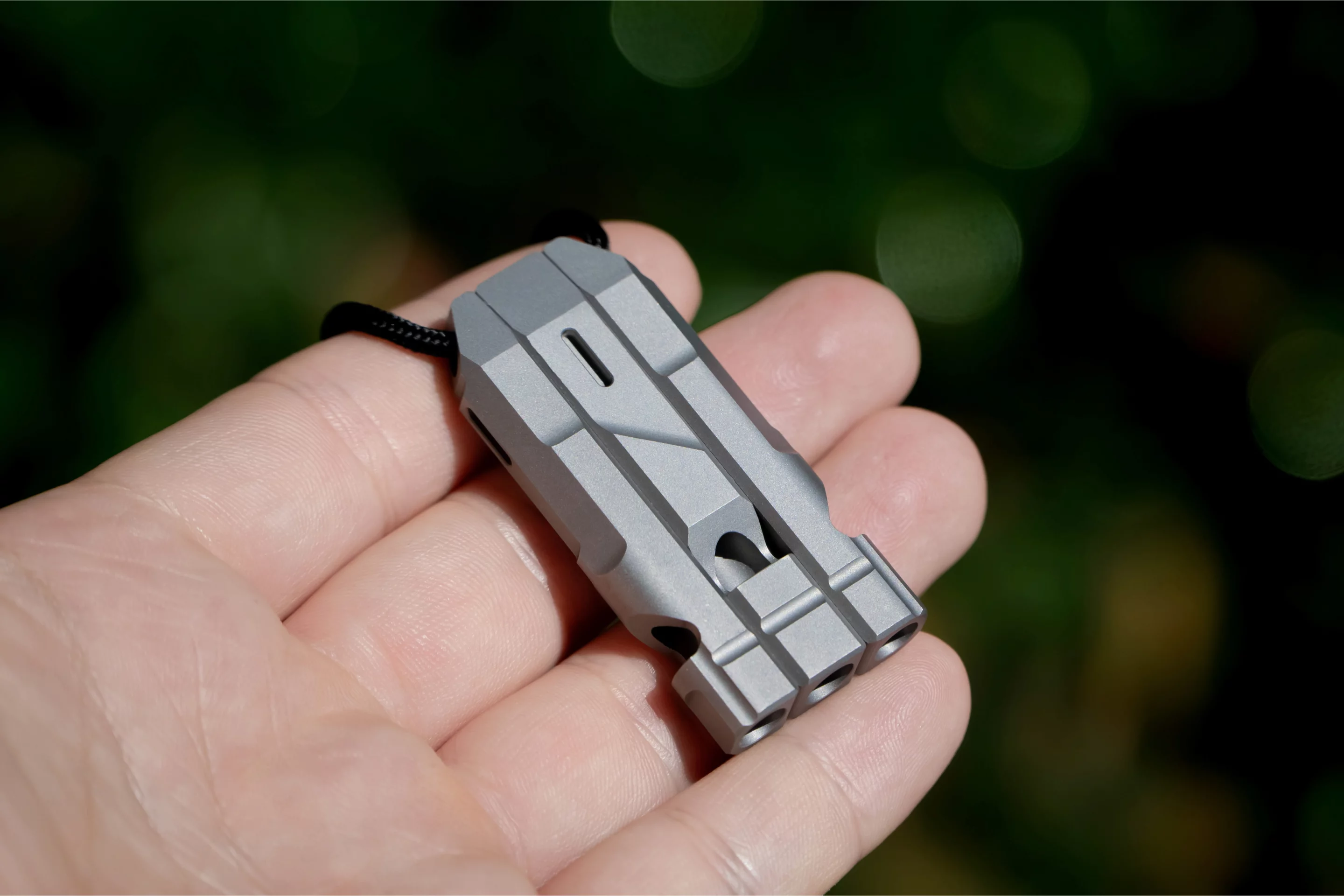 The TriReso modular whistle is presently the subject of a Kickstarter campaign