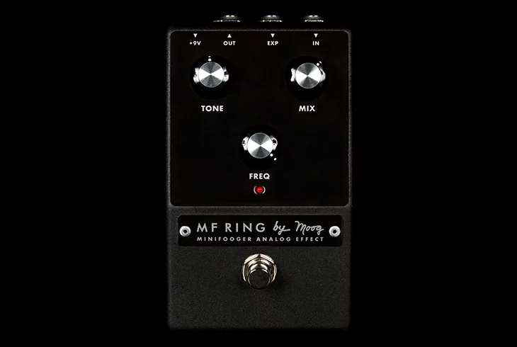 The pedal produces sum and difference frequencies between the input and a carrier oscillator, and is capable of creating a wide range of effects