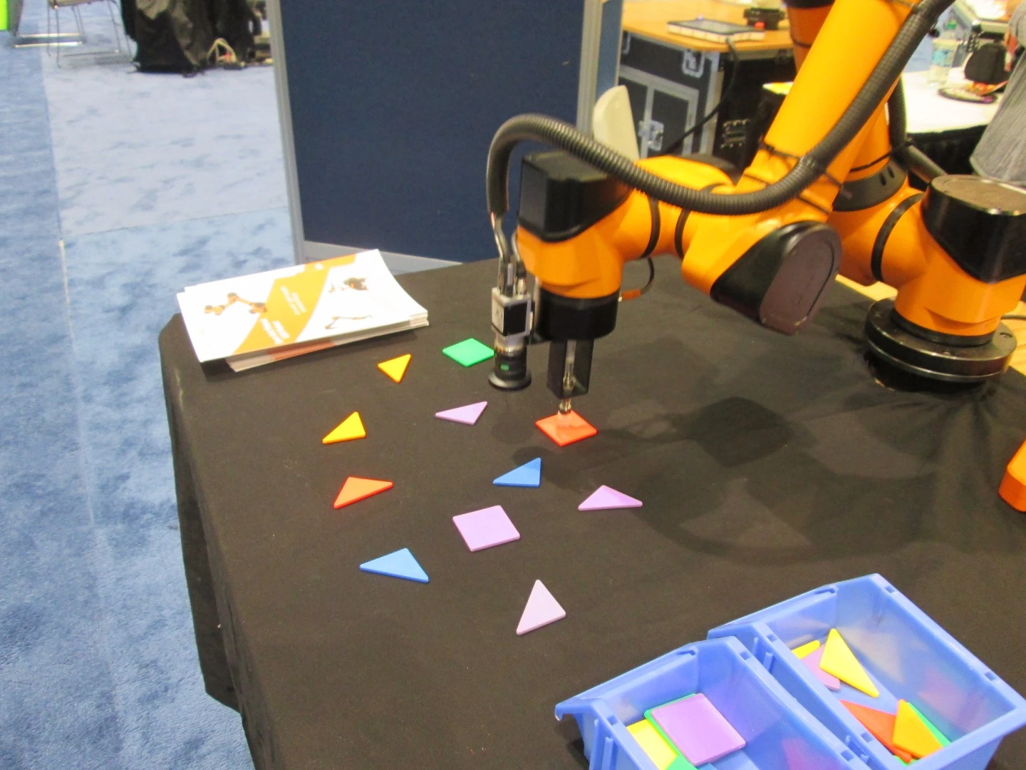 Robot sorter in action