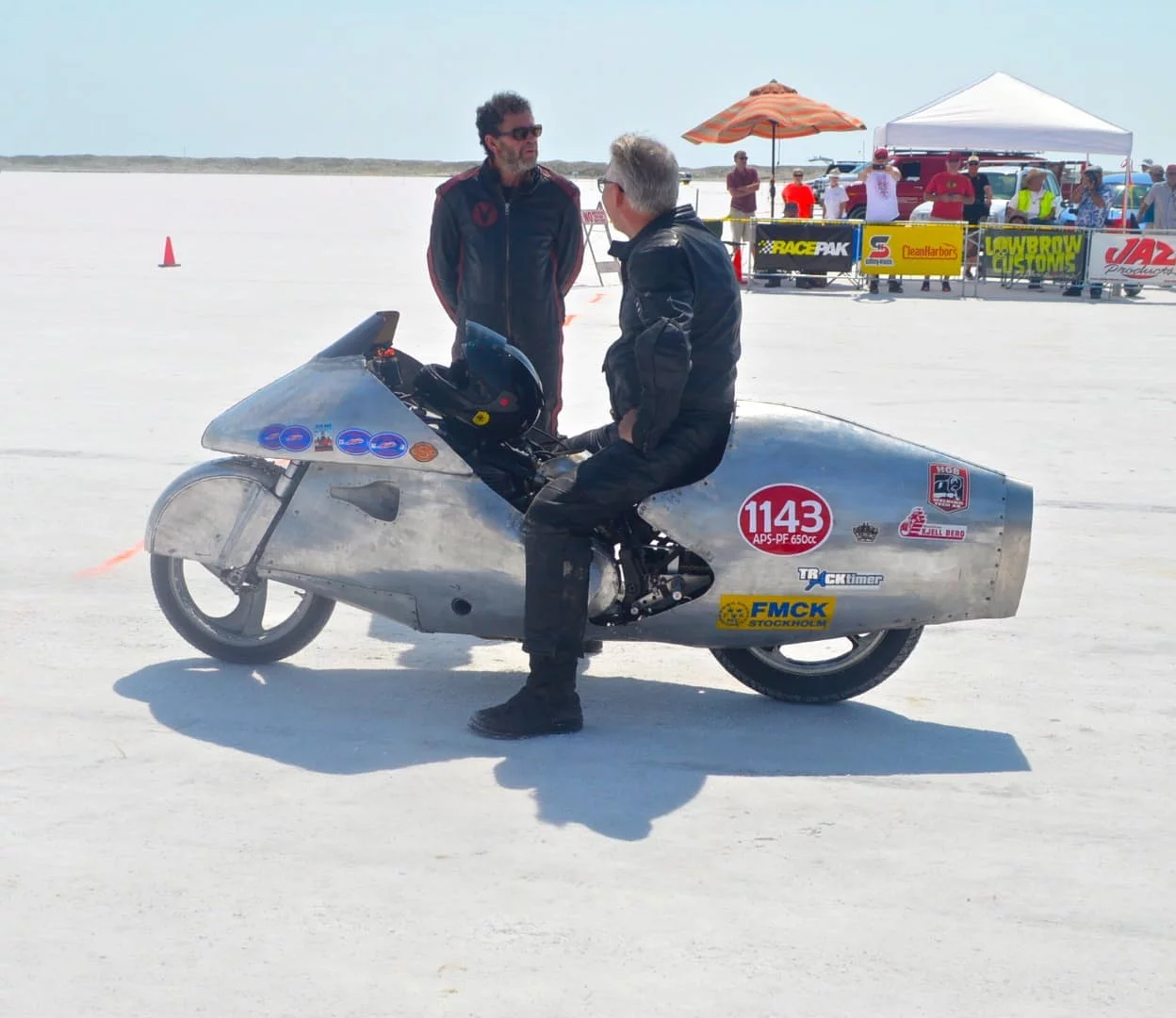 Two wheels and four are welcome at Bonneville