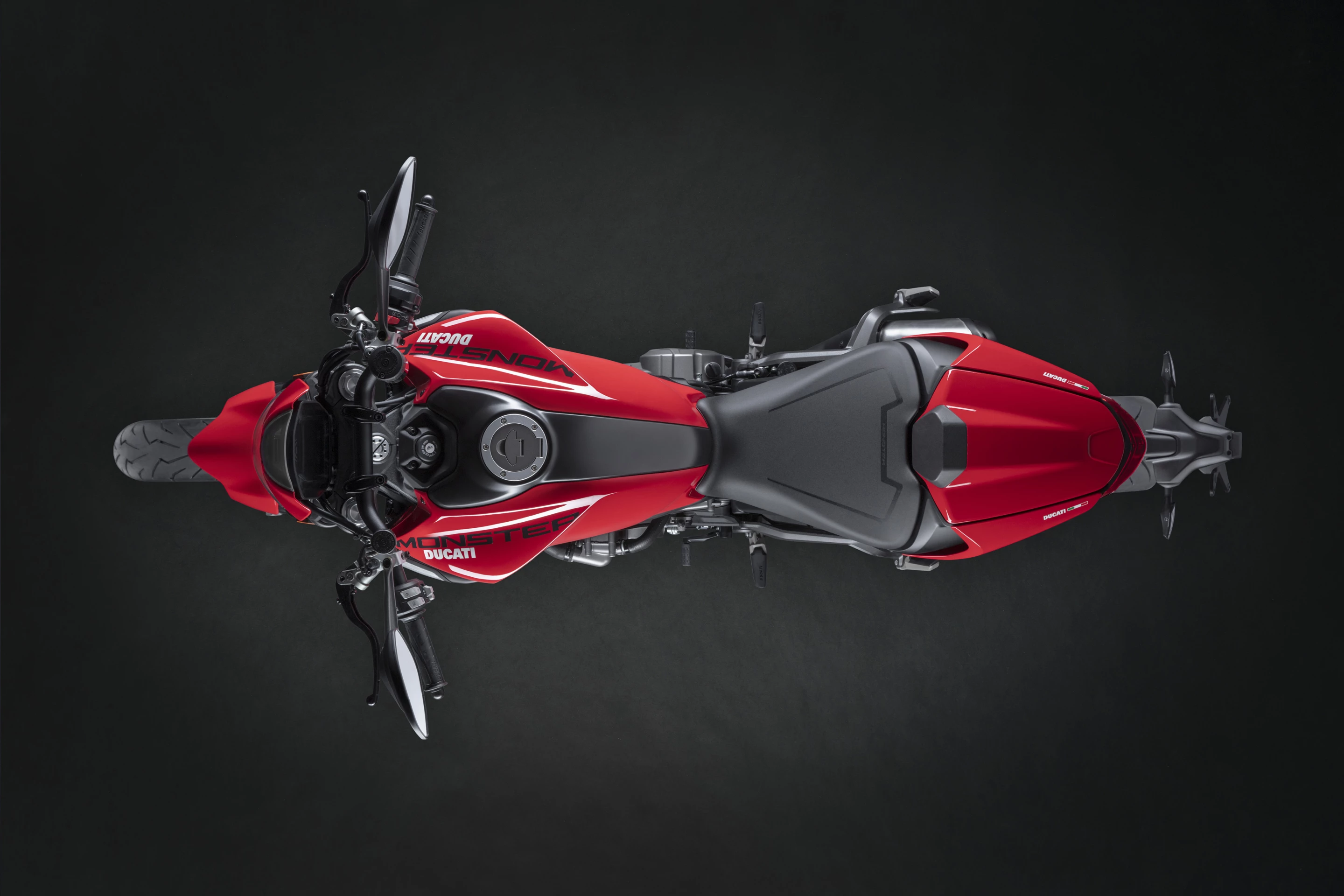The 2021 Ducati Monster Plus adds a rear seat cover to its standard equipment