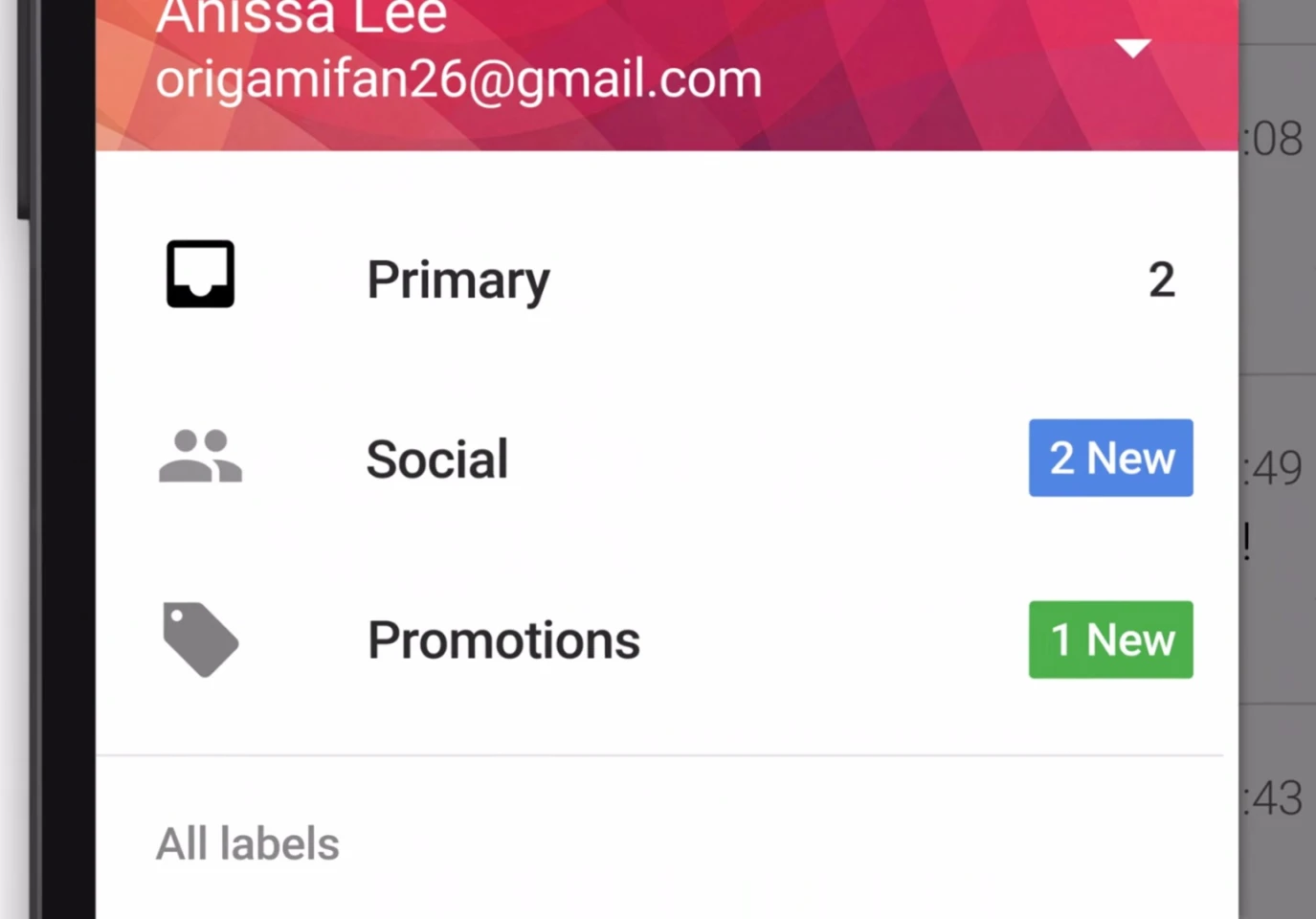 Gmail is available on both Android and iOS, like most of Google's apps