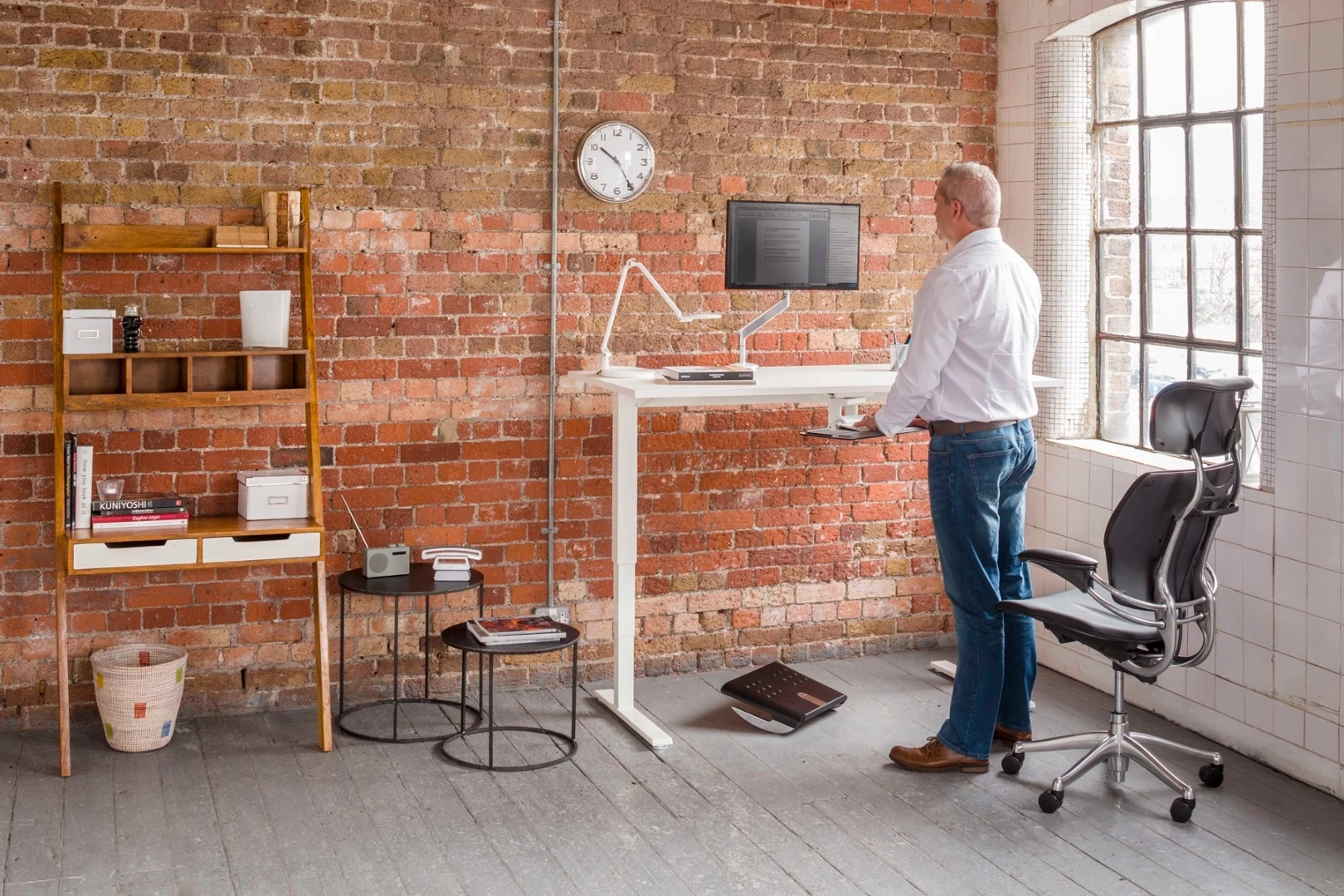 Humanscale has eliminated PVC from the Float table
