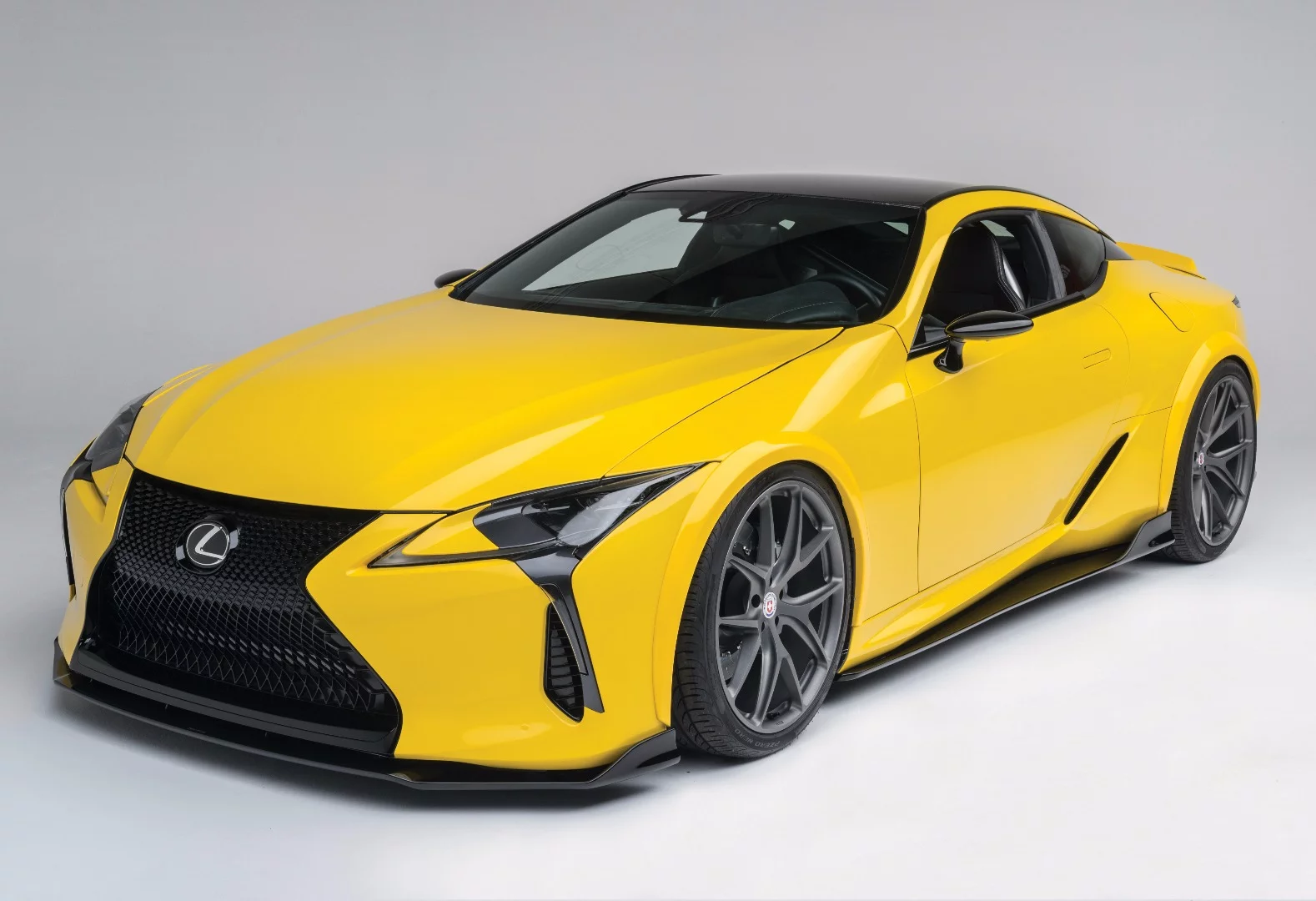 The LC500's V8 has been worked over by Gordon Ting/Beyond Marketing