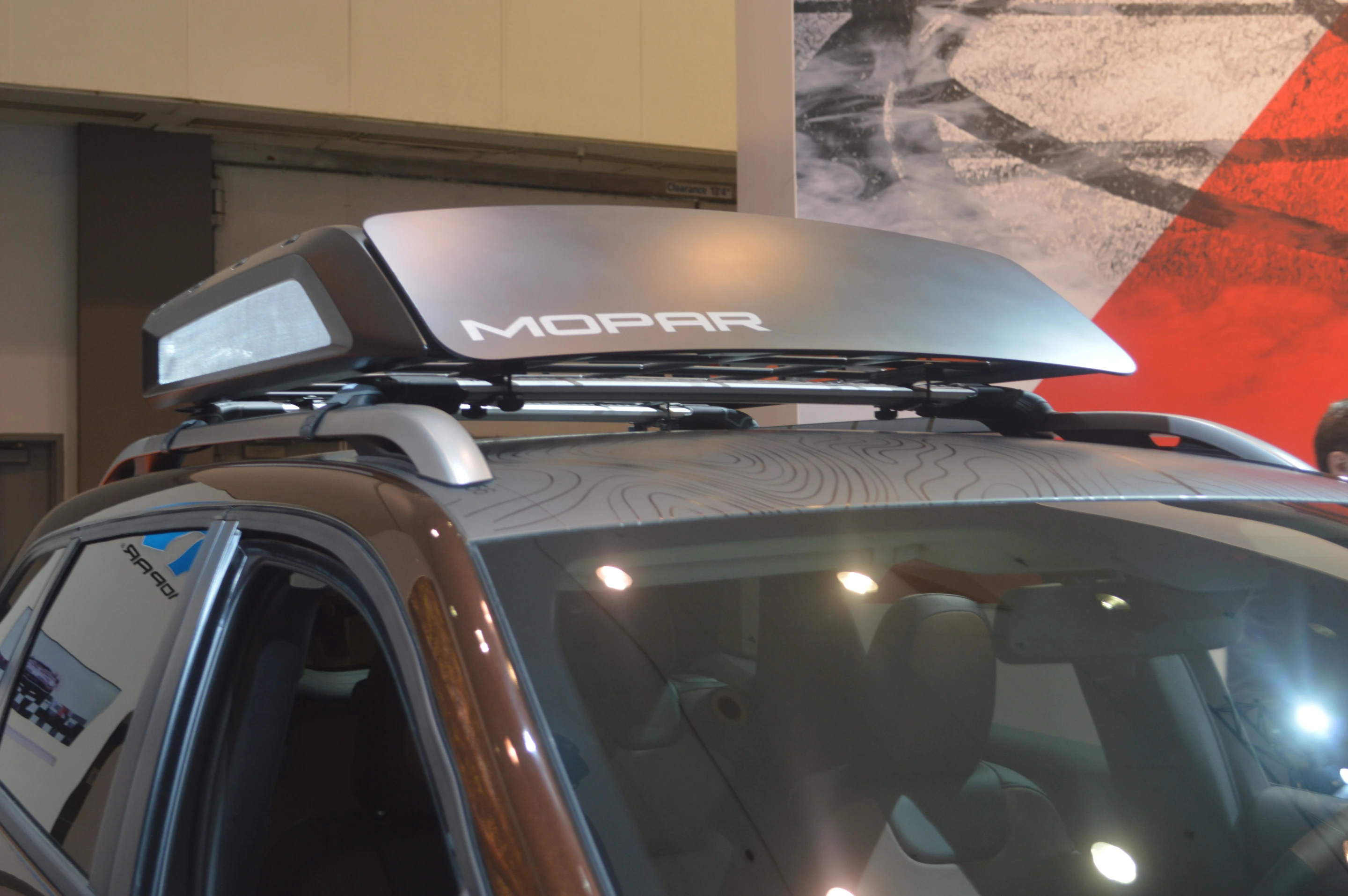 The Trail Carver showcased a concept roof box