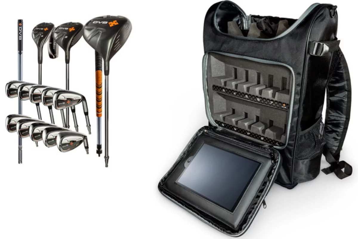 DV8 Sports' new interchangable golf clubs aim to make the game more portable without sacrificing performance