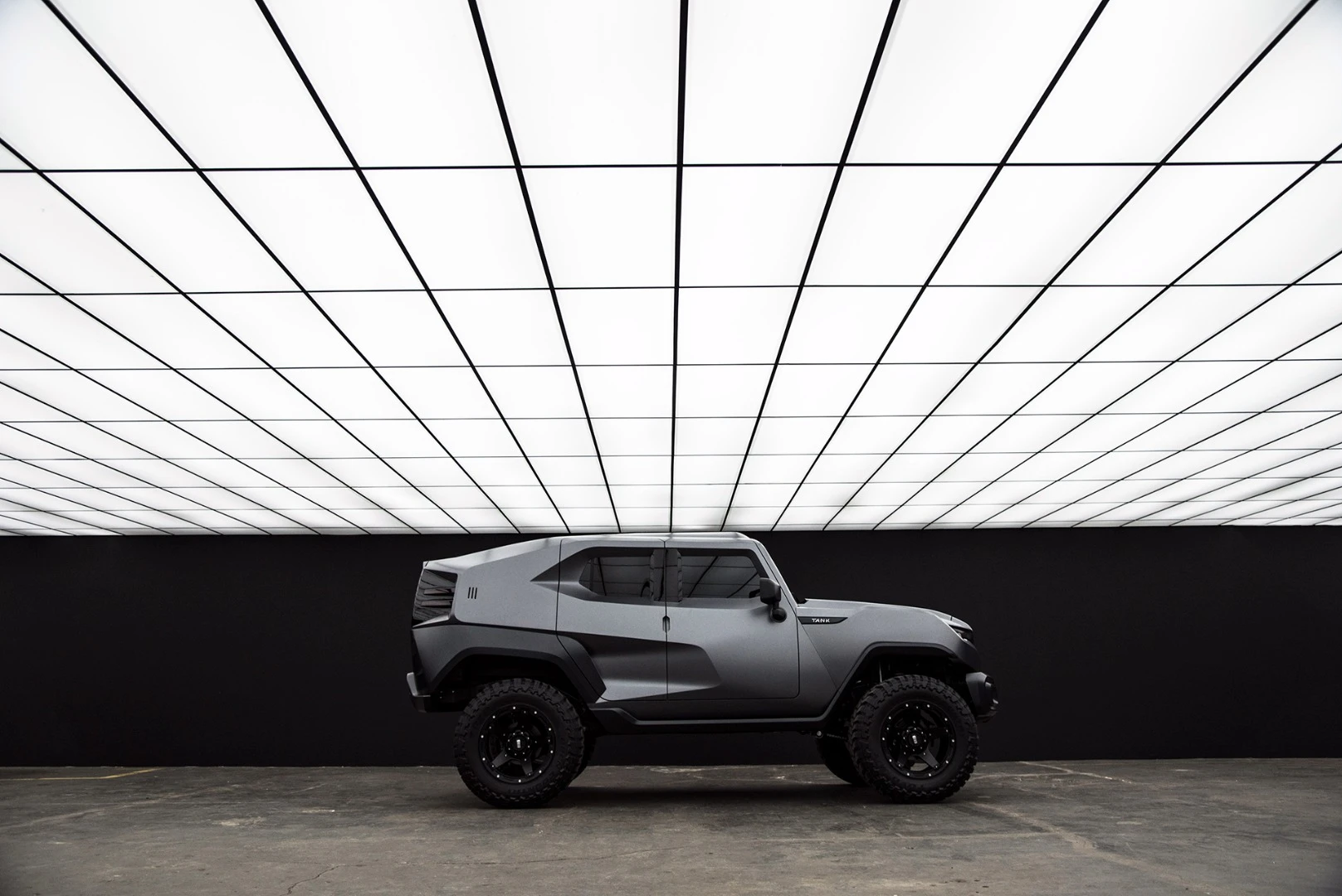 Rezvani offers a variety of options, and we're guessing the ballistic armoring package will be a popular add-on