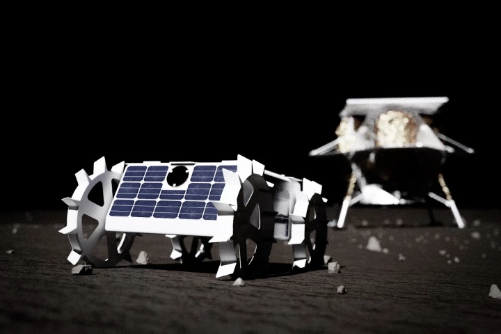 A model of the CMU lunar rover