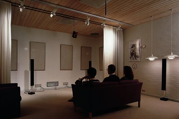 Bang & Olufsen's new IWS speaker range may soon be heading for listening rooms like this one for pre-launch testing